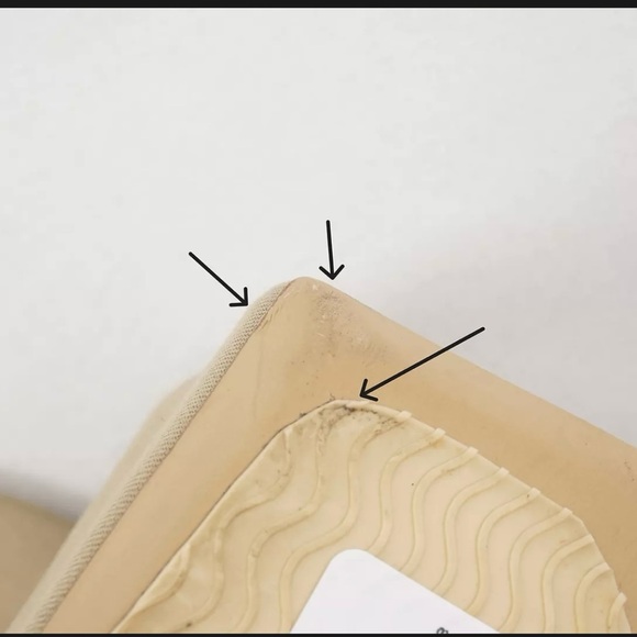 Balmain Square Toe Platform Sling-Back Pumps In Beige - Women's Size EU40, US 10 - Picture 14 of 15